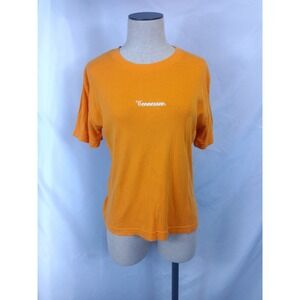 Vintage Tennessee Volunteers T-Shirt Womens L Red Oak Orange Embroidered Y2K